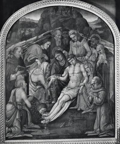 Sotheby's — Mencherini Michelangelo di Pietro - sec. XV/ XVI - Compianto sul Cristo morto — insieme
